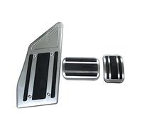 Pedales Freno Para Peugeot 3008 5008 GT LHD Reposapiés Coche Freno Acelerador Pedal Combustible Gas Cubierta Almohadilla Alfombrillas(AT 3PCS)