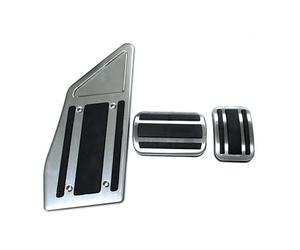 Pedales Freno Para Peugeot 3008 5008 GT LHD Reposapiés Coche Freno Acelerador Pedal Combustible Gas Cubierta Almohadilla Alfombrillas(AT 3PCS)