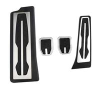 Pedales Freno Pedal de freno de gas del acelerador, almohadillas para reposapiés, cubierta de pedal para Serie 3 G20 G21 2020 2021 2022 AT Funda Pedal Freno(MT with rest)