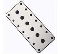 Pedales Freno Pedales de acero inoxidable coche para Toyota Mark X II X120 X130 2004~2017, cubierta de pedal de apoyo antideslizante para acelerador y freno Funda Pedal Freno(1 piece)