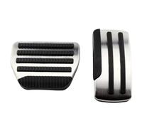 Pedales Freno Pedales de Coche AT MT para Latitude Safrane para Samsung SM5 2010 2011 2012 2013 2014 2015 Cubierta de Pedal de Acero Inoxidable Cubierta Pedal(2 Piece)