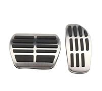Pedales Freno Pedales de coche, cubierta de pedal de freno de gas para Koleos, para Kadjar, para Samsung QM6, pedal de freno, almohadilla de pedal de freno Funda Pedal Freno(2piece AT)