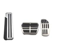 Pedales Freno Pedales de coche, cubierta de pedal de freno de gas para Koleos, para Kadjar, para Samsung QM6, pedal de freno, almohadilla de pedal de freno Funda Pedal Freno(3piece AT with rest)