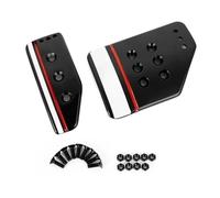 Pedales Freno Pedales Manuales Para Coche 3 O 2 Unidades De Aleación Aluminio Resistente Al Desgaste Para Embrague Freno Acelerador(BK-A)