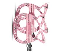 Pedales ligeros de plataforma para bicicleta, 3 rodamientos de sellado, antideslizantes, para ciclismo de montaña, carretera, aleación de aluminio duradera, pedal de rodamientos de montaña