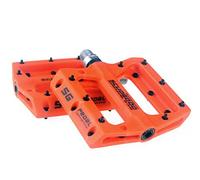 Pedales ligeros para bicicleta de montaña, para bicicletas tipo: AM, FR, DH, DJ, BMX, 1 par, naranja