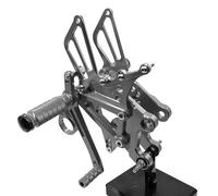Pedales Motocicleta Pedales CNC para Motocicleta Estribos Traseros Ajustables Reposapiés Traseros para YZF R125 MT125 2008-2013 Accesorios