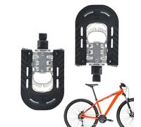 Pedales Mountain Bike - Paquete de pedales de paseo, ligeros antideslizantes con bandas reflectantes para bicicleta eléctrica para adultos