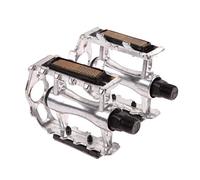 Pedales MTB 1 par de Pedales Bicicleta aleación Aluminio Antideslizantes sellados contra el Polvo Planos universales for Bicicletas montaña BMX MTB Carretera(Silver)