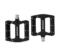 Pedales MTB 355g Pedal de Bicicleta de montaña Ultralight BMX Bicicleta MTB Accesorios for Ciclismo de Plataforma de Fibra de Carbono de Engranaje Fijo de Pedal Pedales Bicicleta MontañA(Noir)