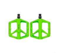 Pedales MTB Carretera Nylon Doble Cojinete DU | Doble rodamiento DU, auto-lubricación para suave, pisada ancha estable, compatible MTB ruta, colores vibrantes