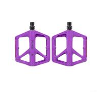 Pedales MTB Carretera Nylon Doble Cojinete DU | Doble rodamiento DU, auto-lubricación para suave, pisada ancha estable, compatible MTB ruta, colores vibrantes