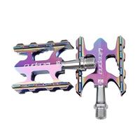 Pedales MTB Pedal de Bicicleta Plegable con cojinete Sellado de aleación de Aluminio, Antideslizante, for MTB, Carretera, BMX, Universal Pedales Bicicleta MontañA(7colors)
