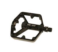 Pedales MTB Pedal de Bicicleta Universal, rodamiento lubricante, Material aleación Aluminio Doble Cara con Clavo Antideslizante, Montaje par Izquierdo/Derecho, 1