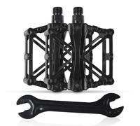 Pedales MTB, Pedales Bicicleta Montaña de Aluminio, Pedales Plataforma MTB con Rodamiento Sellado, Pedales Bicicleta Carretera con Llave Inglesa para Bicicletas de Montaña y de Carretera