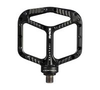 Pedales MTB Pedales de Bicicleta montaña Aluminio ultraligeros con rodamientos sellados Pedal BMX MTB Plano Plataforma Grande(Noir)