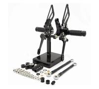 Pedales para 1098 1098s 1198 848 para EVO Juego De Estriberas Traseras Ajustables para Motocicleta Accesorios para Pedales Traseros Reposapiés Estriberas(3)