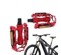 Pedales para Bicicleta de Carretera - 2 Piezas de Ciclismo de Liberación Rápida | con Adaptador Extensor y Pedal Antideslizante para Triciclo - para Accesorios de Bielas Uso Infantil Adulto y