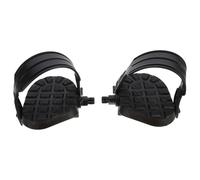 Pedales para Bicicleta de Interior Ajustables Antideslizantes de Plástico | Repuesto para Bike y Stationary Bike, Instalación Sencilla, Diseño Ergonómico, Color Negro