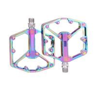 Pedales para Bicicleta de Montaña,Cojinete DU para Equipo De Ciclismo Ligero - Pedales De Carretera con Pines Antideslizantes | para Ciclismo Senderismo Ejercicio Entrenador Mujeres Hombres