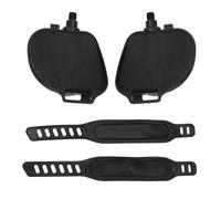 Pedales para Bicicleta Estática, Antideslizantes con Correa Ajustable, Nylon y Metal Duradero - Mayor Control y Comodidad, Diseño Ergonómico para Ejercicio en Casa (Rosca de 1/2 pulg.)