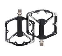 Pedales para ciclismo, pieza de repuesto ligera y plana de rodamiento DU, pedales de bicicleta con clavos antideslizantes, para ciclismo, viajes, senderismo, ejercicio, equitación, entrenador, hombres