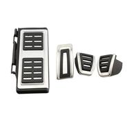 Pedales para coche Compatible con Audi A3 8V Q2 Q3 SQ2 S1 S3 RS3 RS Q3 TT LHD, cubierta de pedal de apoyo para acelerador, freno y embrague. Cubierta del Pedal(MT with rest)