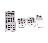 Pedales para Coche Compatible Con Citroen Para C-Elysee Para IKCO Para Tara 2013-2022 Pedales Coche Freno Acelerador Almohadillas Cubierta Pedal Antideslizantes Acero Inoxidable(4 pcs)