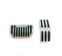 Pedales para Coche Compatible Con Geely Para Coolray Para SX11 2024 2023 2022 2021 2020 2019 2018 Acelerador Acero Inoxidable AT MT Pedales Freno Pedal Antideslizante(Silver)