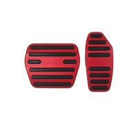 Pedales para Coche Compatible Con Nissan Para Kicks SV P15 2018-2024 Pedales Coche Acelerador Freno Combustible Antideslizante Cubiertas Aleación Sin Perforación(Rojo)