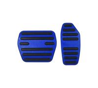 Pedales para Coche Compatible Con Nissan Para Kicks SV P15 2018-2024 Pedales Coche Acelerador Freno Combustible Antideslizante Cubiertas Aleación Sin Perforación(Blue)