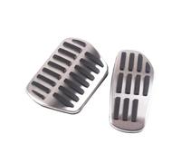Pedales para Coche Compatible Con Nissan Para Qashqai J11 2014-2018 Para X-Trail Rogue T32 Para Kicks Altima 2019 Micra Pastillas Pedal Freno Combustible Gas Acero Inoxidable AT MT(AT)