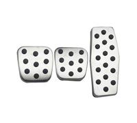 Pedales para Coche Compatible Con Opel Para Corsa Para Cascada Para Zafira Manual/Auto Cubierta Almohadillas Pedal Coche Acero Inoxidable(MT)