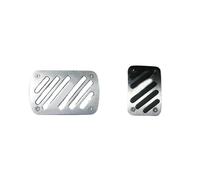 Pedales para Coche Compatible Con Peugeot Para 308 308SW 2014 2015 2016 2017 2018 2019 2020 2021 En Pedales Coche Piezas Automóvil Cubierta Protectora Pedal Acelerador Y Freno(Silver)