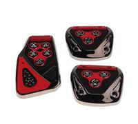 Pedales para Coche,Cubierta Protectora de Pedal 3 piezas de coches Pedales universal antideslizante los pedales del acelerador freno embrague reposapiés cover set Uso apto for Transmisión manual