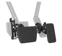 Pedales para Coche, Extensores de Pedal de Acelerador y Freno Ajustables en Longitud y ángulo, Funda para Pedal de Coche