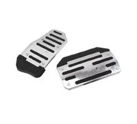 Pedales Para Coche Juego De Cubiertas Aluminio Pedales Coche Transmisión Manual Automática En Rojo Plateado Y Azul - Stylis(Automatic Silver Set)