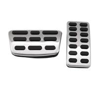Pedales Para Coche Pedal De Acero Inoxidable Ped Pad Fit Uso For Hyundai Accent Solaris I20 2011-2016 Creta IX25 For Kia K2 Rio Soul Mt En Estilismo Coche(2PCS AT)