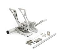 Pedales para FZ1 FZS1000 para Fazer FZ8 2001 2002 2003 2004 2005 CNC Juego Trasero Ajustable De Motocicleta Reposapiés De Pedal Reposapiés Estriberas(2)