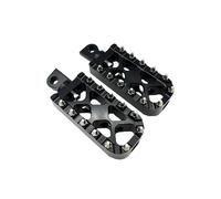 pedales Para Harley Para Dyna Para Softail Para Sportster XL Para Iron Para Touring Road Para King Reposapiés Pedal Clavijas Estilo Motocicleta Punta Ancha(Black Silver)