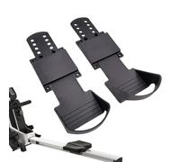 Pedales para máquina de remo,Pedales de repuesto para máquina de remo | 1 par de pedales de bicicleta de remo,Pedales de pie de bicicleta de remo de ejercicio con diseño de textura antideslizante, ped