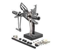 Pedales para NSR250 MC21 PGM1 PGM2 PGM3 1990-1993 MC28 PGM4 1994-1997 Reposapiés Trasero Motocicleta Juego Trasero Reposapiés Pedal Reposapiés Reposapiés Estriberas(Titanium)