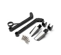 Pedales Para R9T Para RNINET Para PURE Para R NineT Para RACER Para R NINE T Para Motocicleta SCRAMBLER Reposapiés Pedal Soporte Kit(Negro Plata)