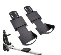 Pedales para remo: pedales con ajustable, estructura ligera y robusta, instalación sencilla, superficie antiarañazos | Para bicicleta de remo, remo estacionario cardiovascular fitness