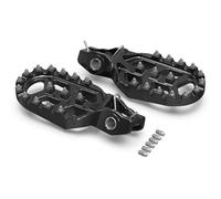 Pedales Para Stark Para Varg MX Para Para EX Bicicleta De Tierra Eléctrica 2024 2025 Placa Freno Trasero Reposapiés(Offset Foot Pegs Black)