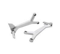 Pedales Para Trident 660 2021-2022 2023 2024 2025 Para TRIDENT660 Motocicleta Kit De Estriberas Para Pasajero Trasero Soporte De Reposapiés(All silver suit)