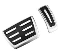 pedales pie coche Para A8 D5 2018-2022 LHD Acelerador Freno De Gas Reposapiés Cubierta Pedal Almohadilla Cubiertas Pedales Coche Almohadillas Goma(2 piece AT)