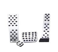 pedales pie coche Para Benz AMG ES GLK W240 W211 W212 Pedal Acelerador Coche Pedales Freno(Silver 4PCS)