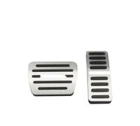 pedales pie coche Para Chery Para Omoda C5 5 FX 2022 2023 2024 Pedales Coche Cove Pedal Freno Gas Acelerador Embrague Almohadillas Antideslizantes(Argent)