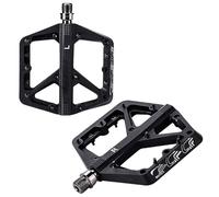 Pedales planos para bicicleta con rodamiento sellado suave, base ancha, adecuados para entusiastas del ciclismo de carretera, accesorios de ciclismo de estabilidad